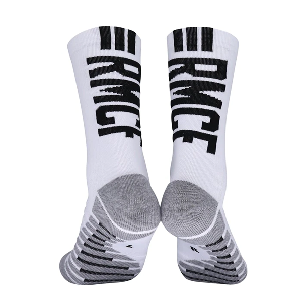 Medias Real Madrid Crew (Blanco/Negro)