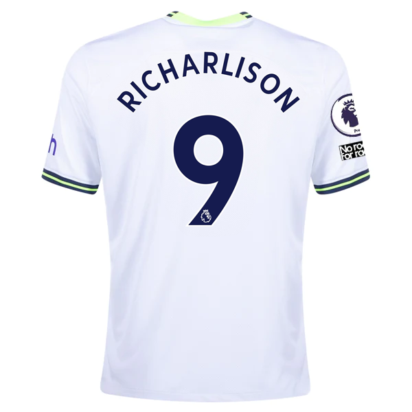 Nike Tottenham Richarlison Home Jersey w/ EPL + No Room For Racism Pat -  Soccer Wearhouse