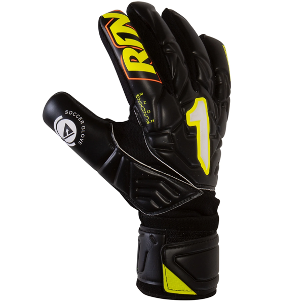 Rinat Egotiko Stellar Spine Turf Goalkeeper Gloves Black Yellow