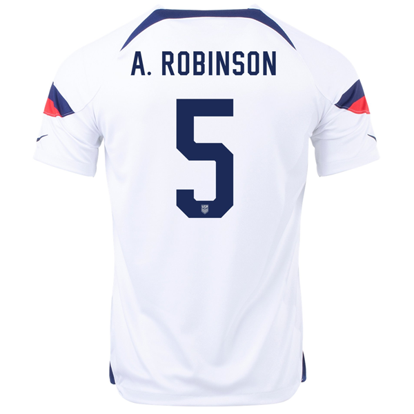 Nike Estados Unidos Antonee Robinson Home Jersey 22/23 (Blanco/Azul)