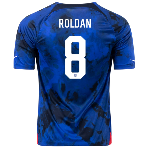 Nike United States Cristian Roldan Away Jersey 22/23 (Bright Blue