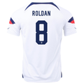Camiseta Nike Estados Unidos Cristian Roldan Home 22/23 (Blanco/Azul)
