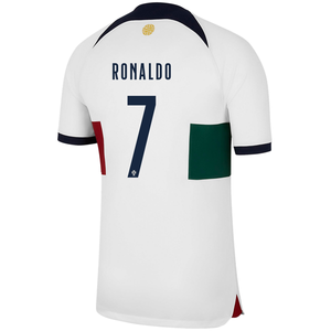 Nike Portugal Cristiano Ronaldo Away Jersey 22/23 (Sail/Obsidian)