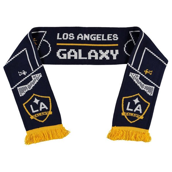 Ruffneck LA Galaxy 8-Bit Scarf (Navy/Gold) | SoccerWearhouse