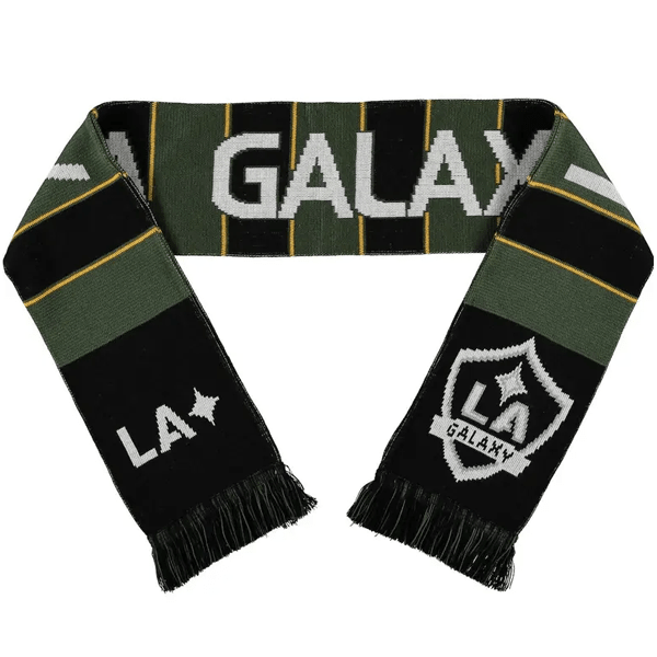 Ruffneck LA Galaxy Jersey Hook Scarf (Black/Tech Green) | SoccerWearhouse