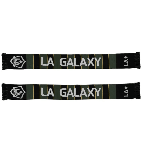Ruffneck LA Galaxy Jersey Hook Scarf (Black/Tech Green) | SoccerWearhouse