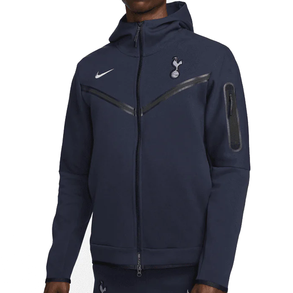 Nike Tottenham Tech Fleece Windrunner Hoodie 23/24 (Marine/Iron Purple ...