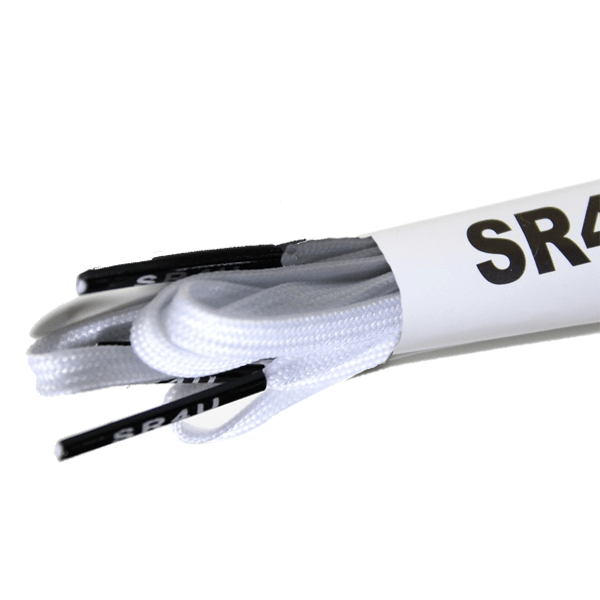 SR4U Standard White Laces | SoccerWearhouse