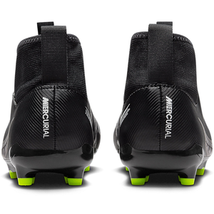 Nike Jr. Zoom Superfly 9 Academy FG/MG Soccer Cleats (Black/Dark Smoke Grey)