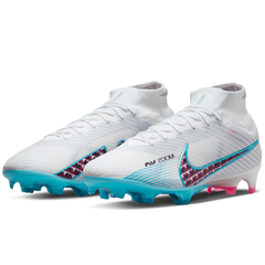 Nike Air Zoom Mercurial Superfly Elite 9 AG-PRO Blast - White/Baltic  Blue/Pink Blast/Indigo Haze