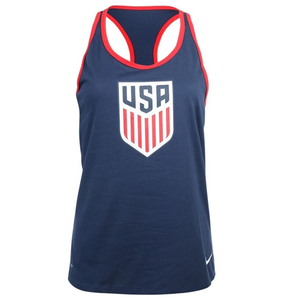 Nike Women's USA Crest Evergreen Tank Top (Obsidian/Navy Blue)