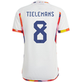 adidas Bélgica Youri Tielemans Away Jersey 22/23 (Blanco/Multi)
