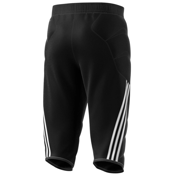adidas Tierro Goalkeeper 3/4 Pant (Black/White) - Soccer Wearhouse