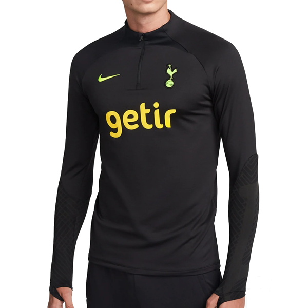 Nike Tottenham Strike Drill Long Sleeve Top Black Soccer Wearhouse