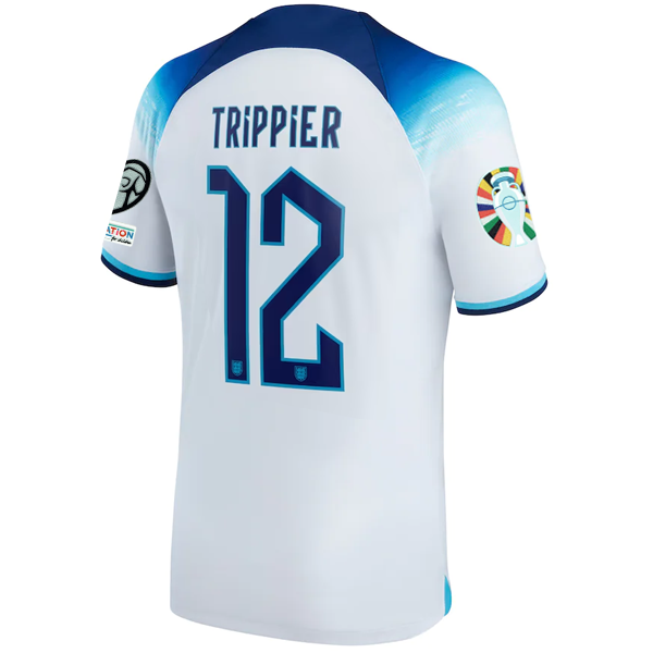 Nike England Kieran Trippier Home Jersey w Euro Qualifying