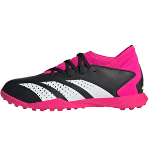 adidas Jr. Predator Accuracy.3 Turf Soccer Shoes (Black/Team Shock Pink)