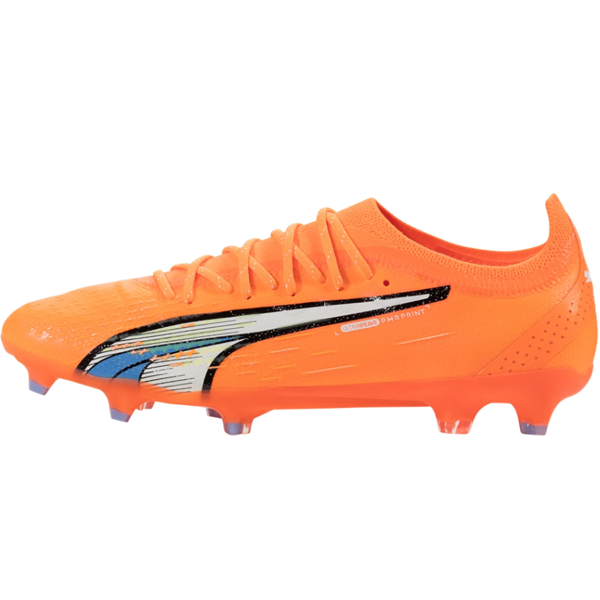 Puma Ultra Ultimate FG/AG Soccer Cleats (Orange/Blue Glimmer) - Soccer ...