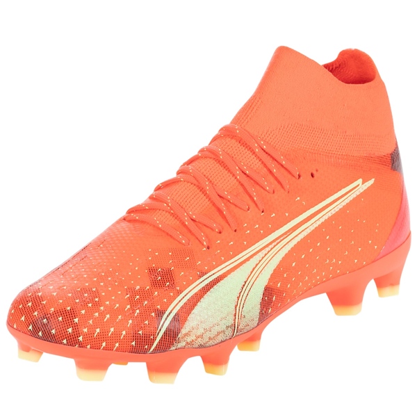 Puma Ultra Pro FG AG Soccer Cleats Coral Fizzy Light Soccer