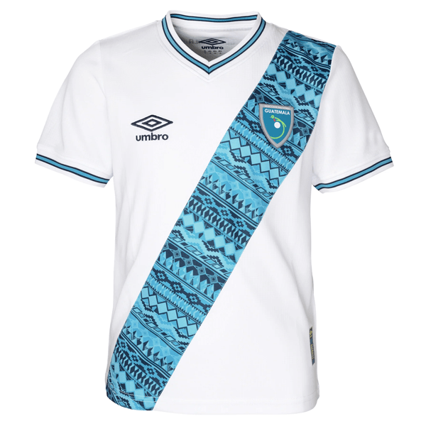 Umbro Youth Guatemala Home Jersey 23/24 (White) | SoccerWearhouse