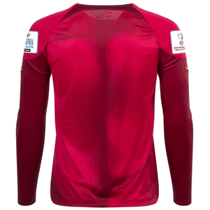 Nike United States Goalkeeper Long Sleeve Jersey w/ World Cup 2022 Patches (Mystic Hibiscus/Team Red)