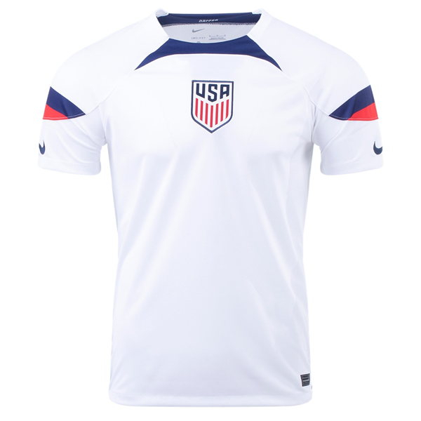 Nike United States Home Jersey 22/23 (White/Loyal Blue) - Soccer Wearhouse