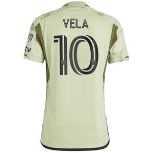 adidas LAFC Authentic Carlos Vela Away Jersey w/ MLS + Apple TV Patch 23/24 (Green)