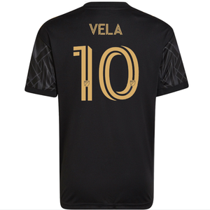 adidas Youth LAFC Carlos Vela Home Jersey 22/23 (Black/Gold)