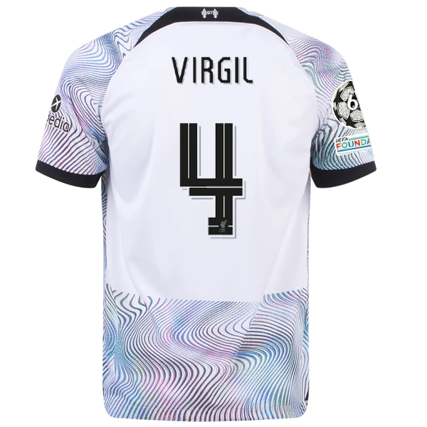 Virgil van deals dijk away jersey