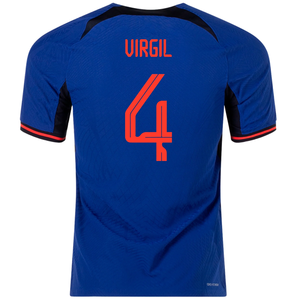 Nike Holanda Virgil Van Dijk Match Authentic Away Jersey 22/23 (Deep Royal/Habanero Red)