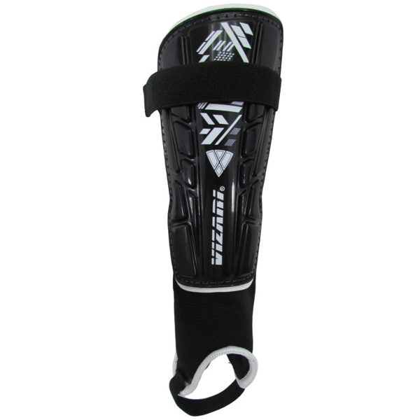 Vizari Malaga Shin Guard (Black/White) | SoccerWearhouse