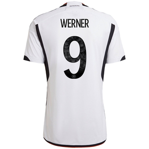 adidas Germany Timo Werner Home Jersey 22/23 (White/Black)