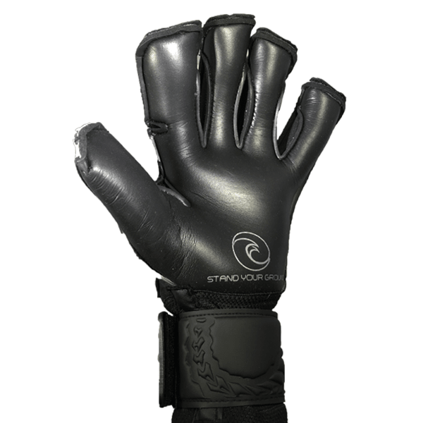 West Coast Kona Blacked Out Edition Fingersave Goalkeeper Gloves (Black) | SoccerWearhouse