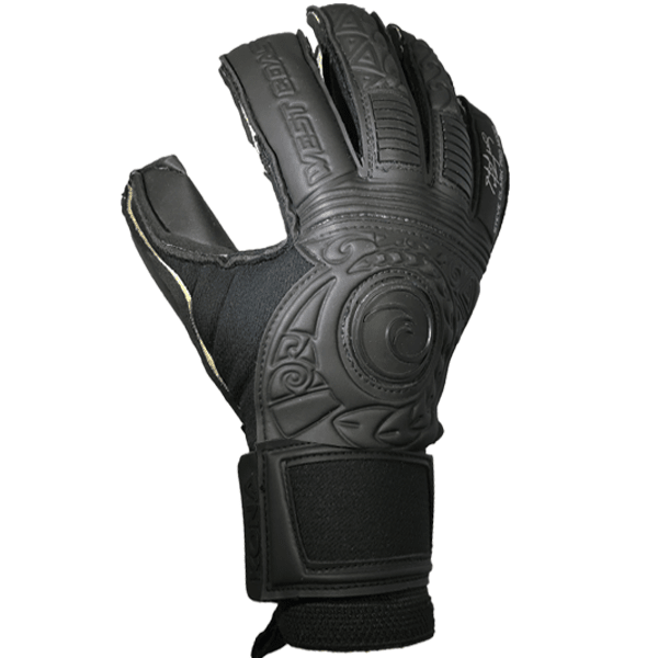 West Coast Kona Blacked Out Edition Fingersave Goalkeeper Gloves (Black) | SoccerWearhouse