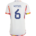 adidas Belgium Axel Witsel Away Jersey 22/23 (White/Multi)
