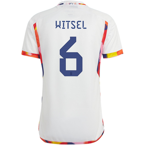 adidas Belgium Axel Witsel Away Jersey 22/23 (White/Multi)