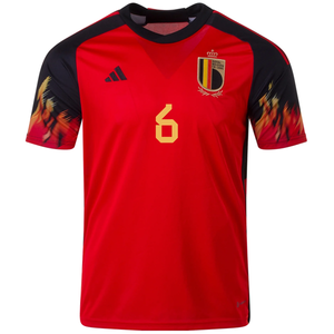 adidas Belgium Axel Witsel Home Jersey 22/23 (Red/Black)