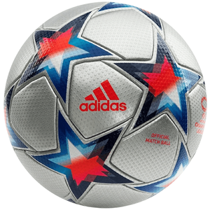 adidas Womens Champions League Void Official Match Ball (Silver Metallic/Pantone/Solar Orange)
