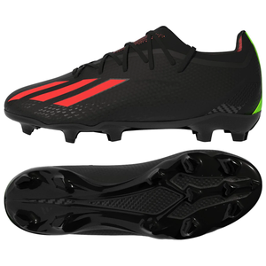 adidas X Speedportal.2 Firm Ground Soccer Cleats (Core Black/Solar Red/Solar Green)