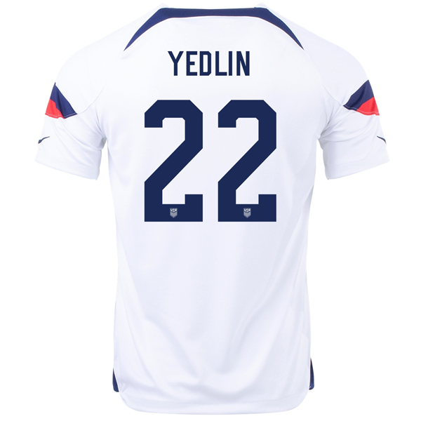 Nike Estados Unidos Deandre Yedlin Home Jersey 22/23 (Blanco/Azul)